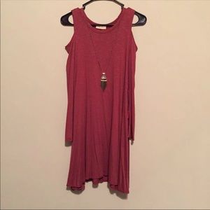 Cold shoulder dress NWT
